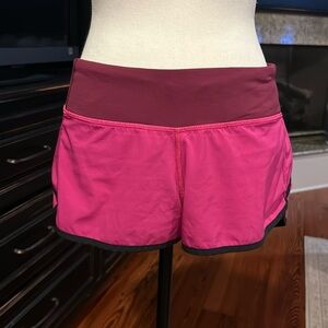 Lululemon running shorts size 6